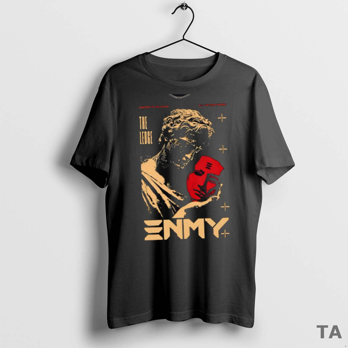 Top Enmy Chaos The Ledge Retro T Shirt Sweater