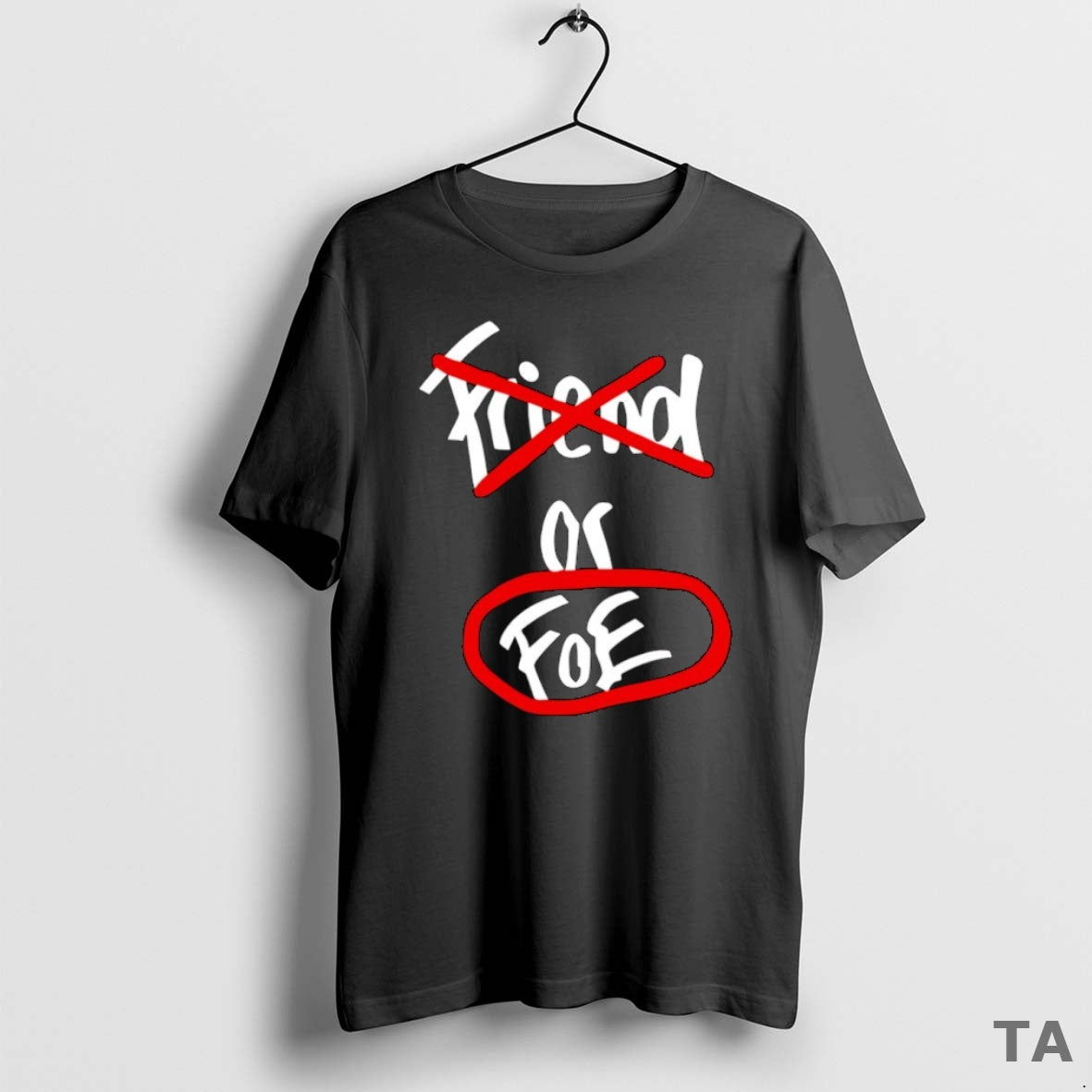 Top Frances Tiafoe Friend Or Foe T Shirt Sweater