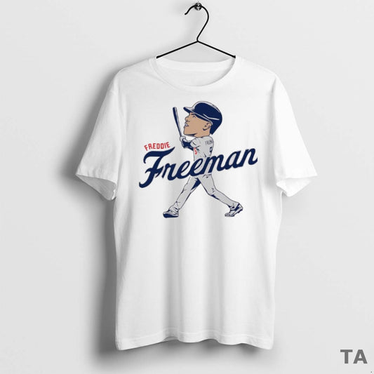 Top Freddie Freeman Caricature Los Angeles Dodgers Mlb T Shirt Sweater