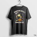 Top Frog Cat Pumpkin Spice And Abolish Ice Halloween T Shirt Sweater