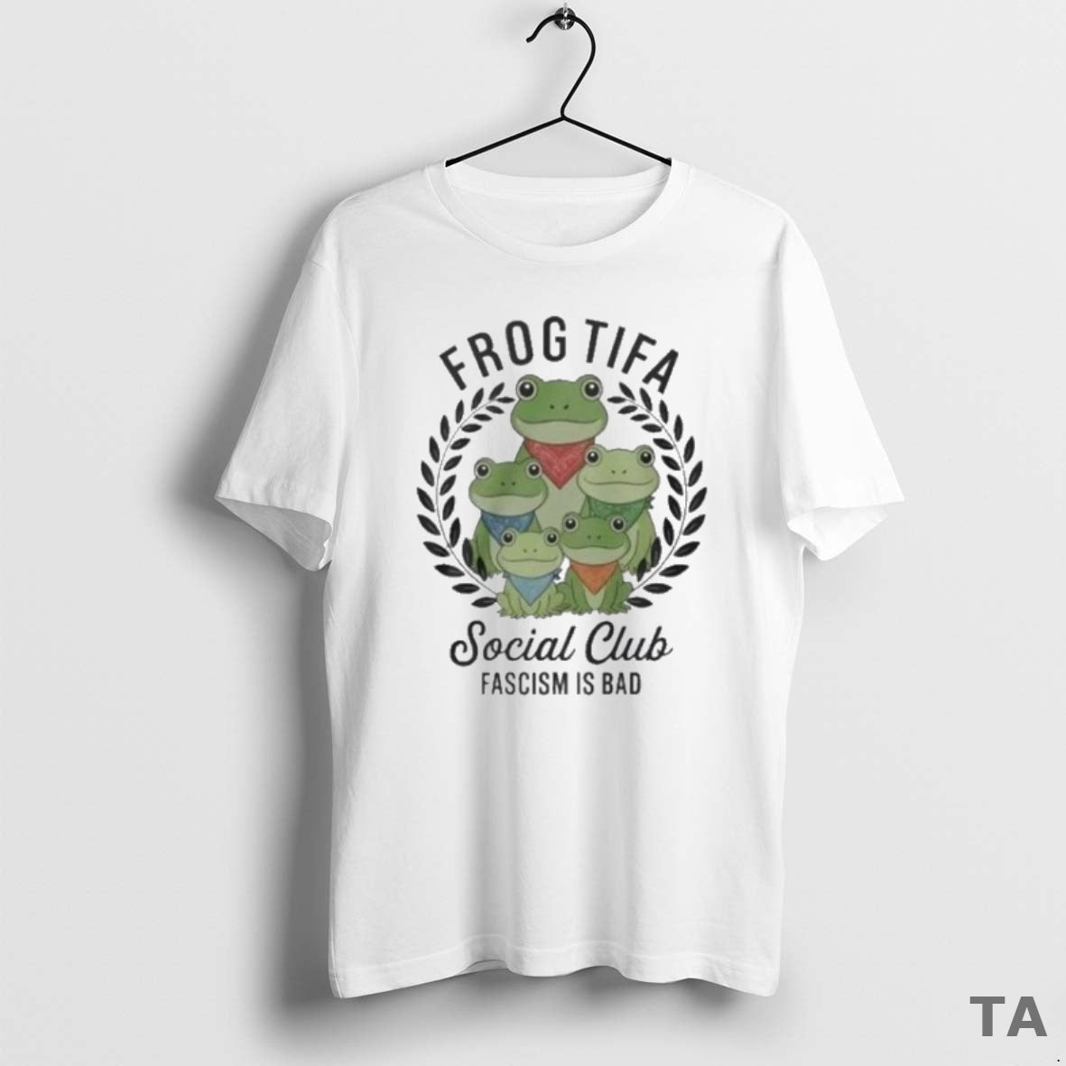 Top Frog Tifa Social Club Fascism Is Bad 2025 T Shirt Sweater