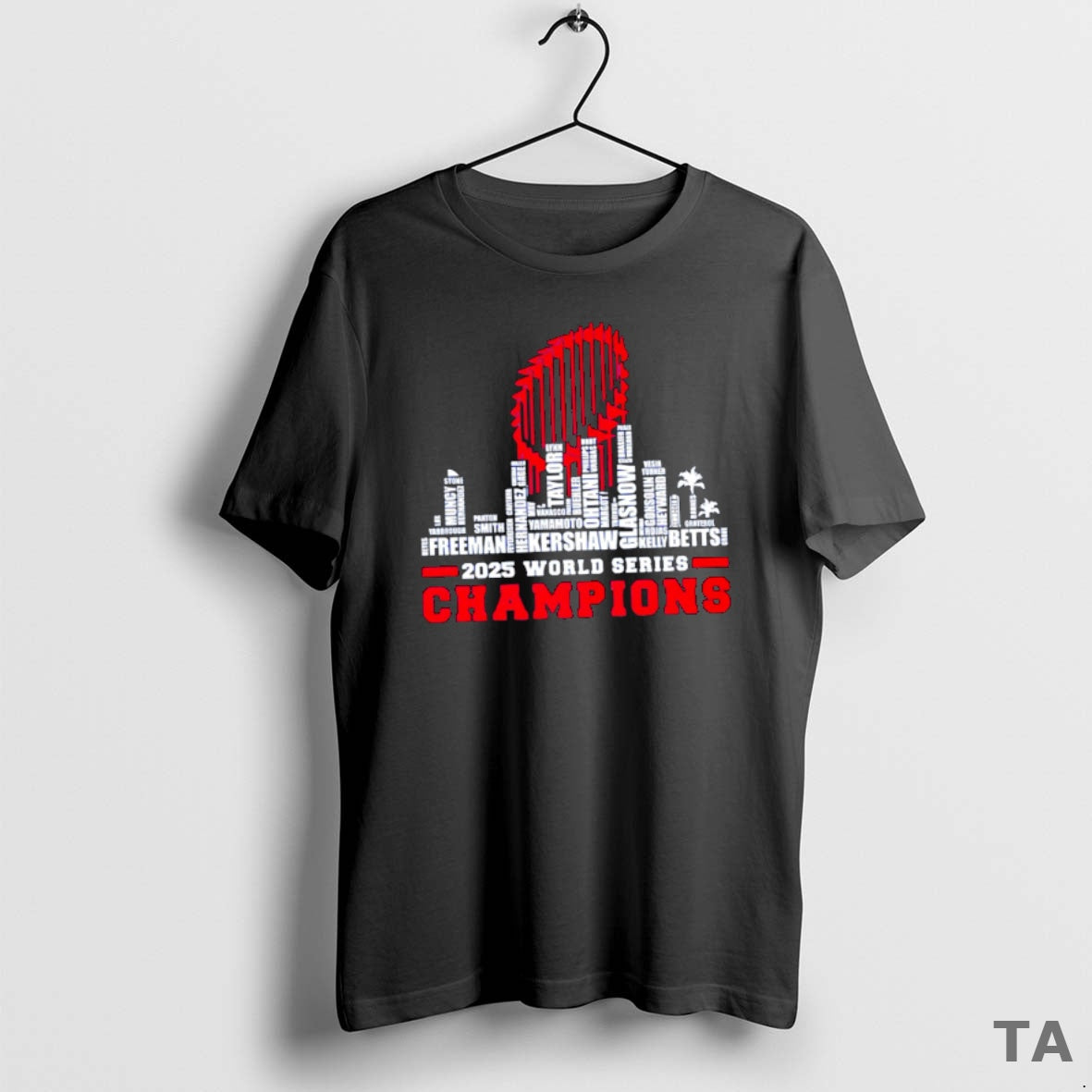Top Funny Dodgers 2025 World Series Champions All Team Player T Shirt Sweater