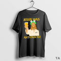 Top Funny Jesus Was Anti Fascist Meme T Shirt Sweater