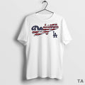 Top Funny Los Angeles Dodgers X Independence Day Baseball Mlb T Shirt Sweater