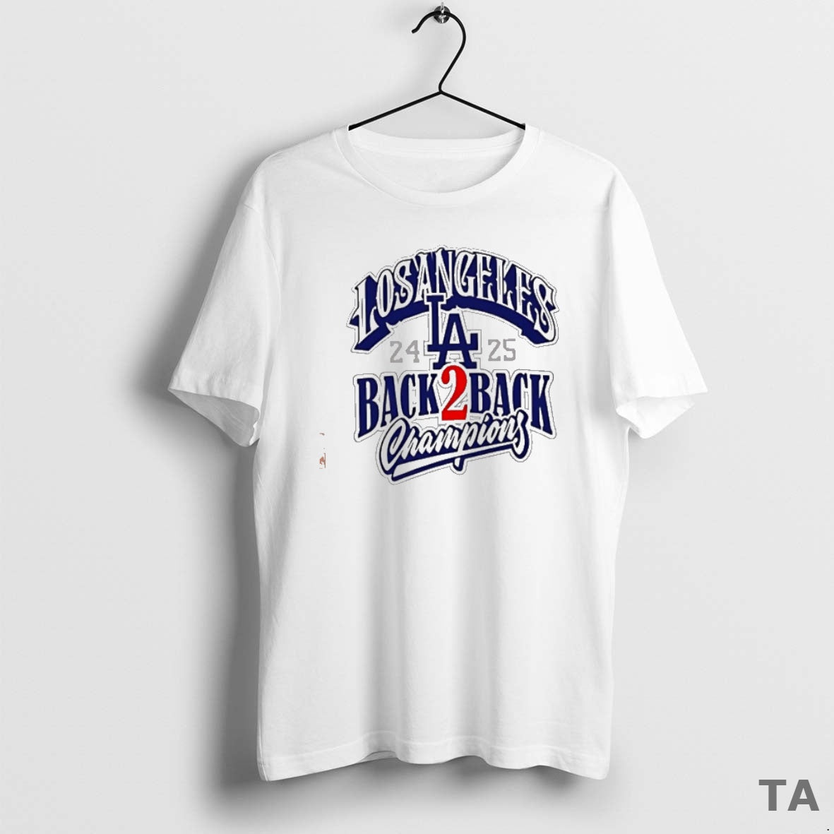 Top Funny Los Angeles Back 2 Back 2024 2025 Champions T Shirt Sweater