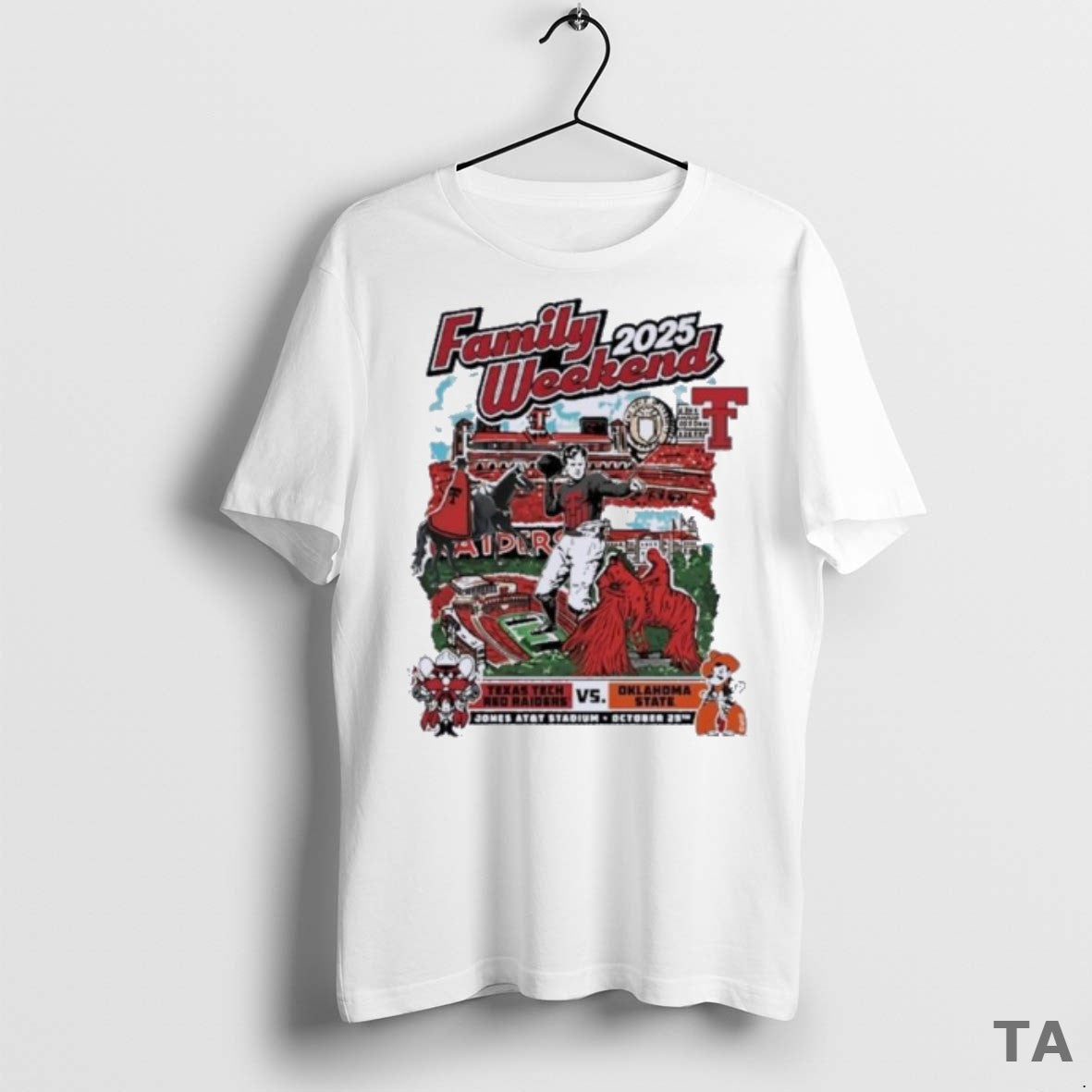 Top Gameday Showdown 2025 Texas Tech Vs T Shirt Sweater