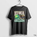 Top Gameday Showdown Football Iowa Vs Oregon 2025 T Shirt Sweater