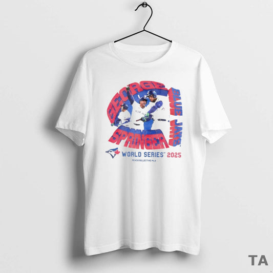 Top George Springer Toronto Blue Jays Mlb 2025 World Series T Shirt Sweater