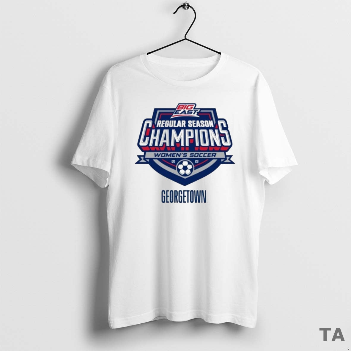 Top Georgetown Womens Soccer 2025 Regular Season Champions Big East T Shirt Sweater