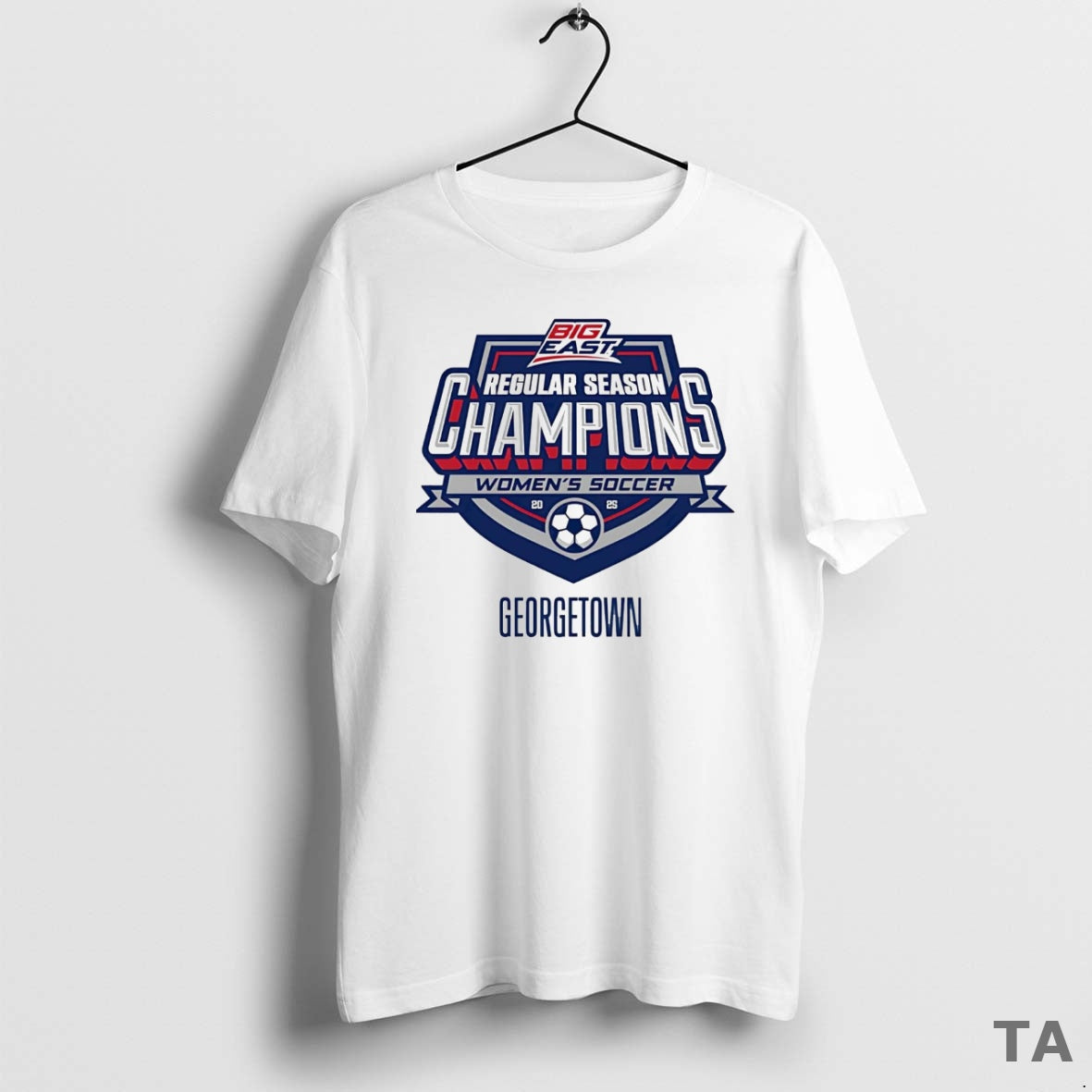 Top Georgetown Womens Soccer 2025 Big East Regular Season Champions T Shirt Sweater
