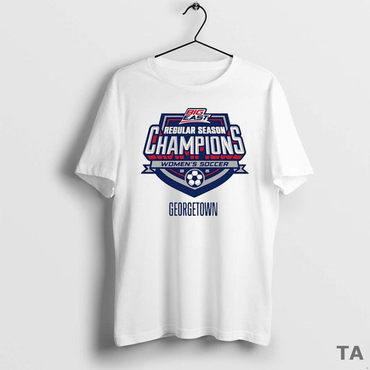 Top Georgetown Womens Soccer 2025 Big East Regular Season Champions T Shirt Sweater