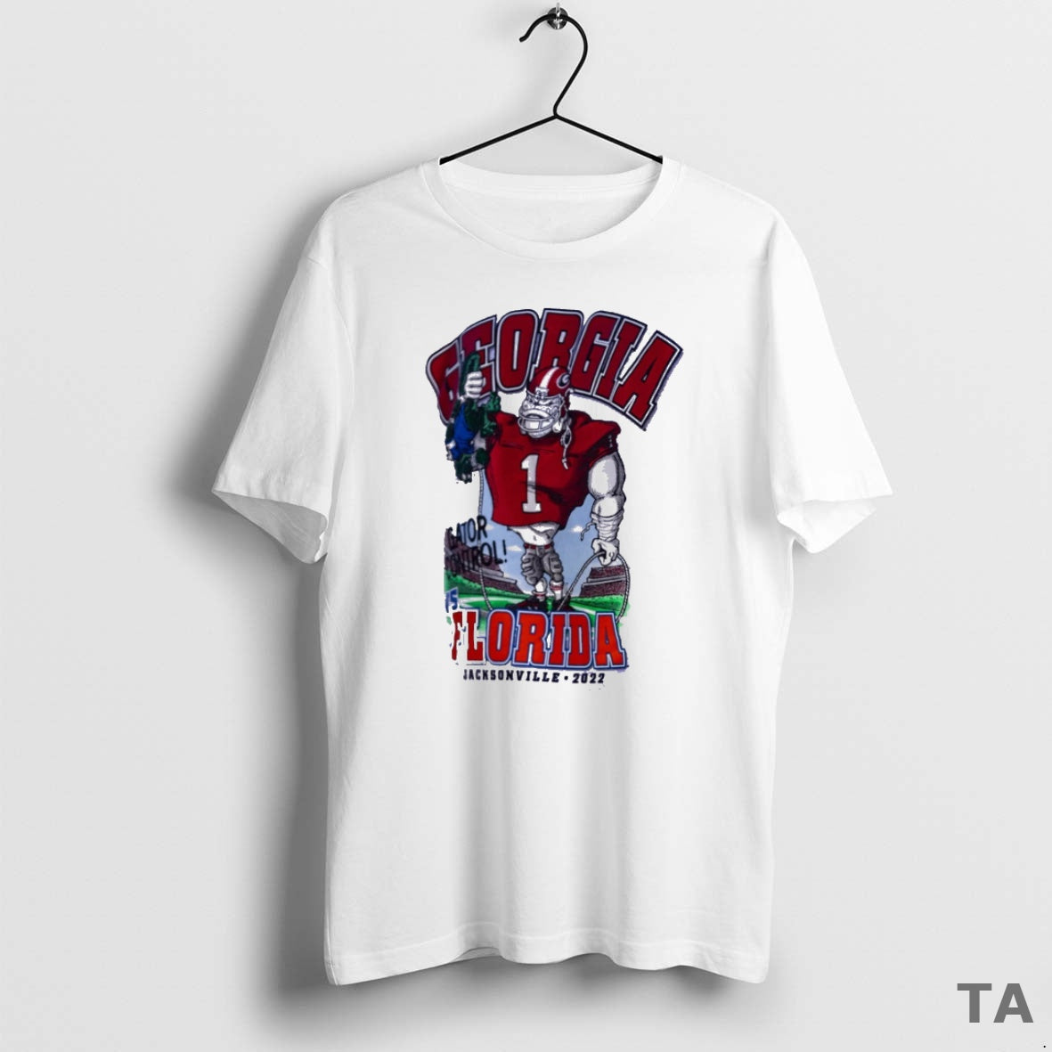 Top Georgia Bulldogs Vs Florida Gators Jacksonville 2022 Gator Control Mascot T Shirt Sweater
