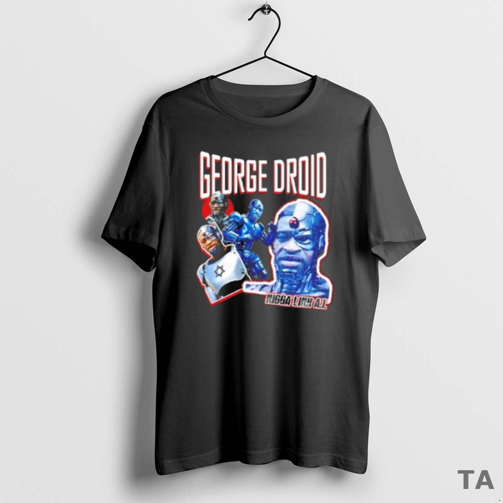 Top Georgia Floyd George Droid Migga Link Ai T Shirt Sweater