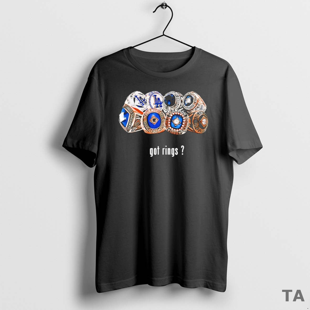 Top Got Rings 9 Time Los Angeles Dodgers Baseball Back To Back 2025 World Series