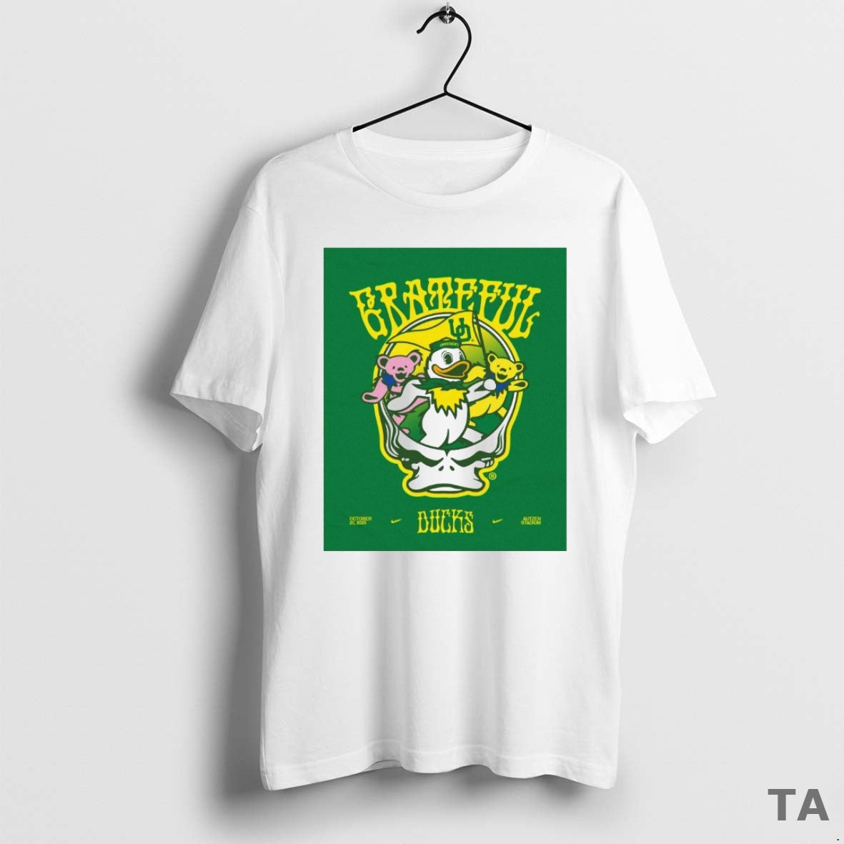 Top Grateful Ducks Autzen Stadium Oregon October 25th 2025 Fanart T Shirt Sweater