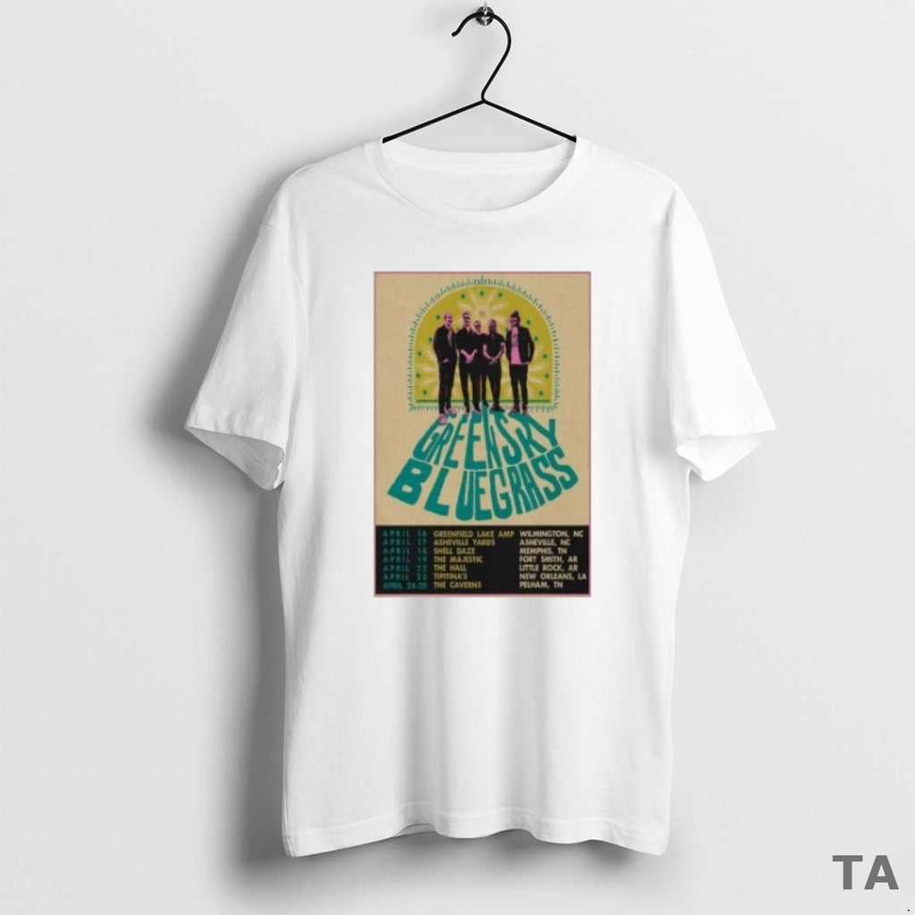 Top Greensky Bluegrass Spring Tour 2026 T Shirt Sweater