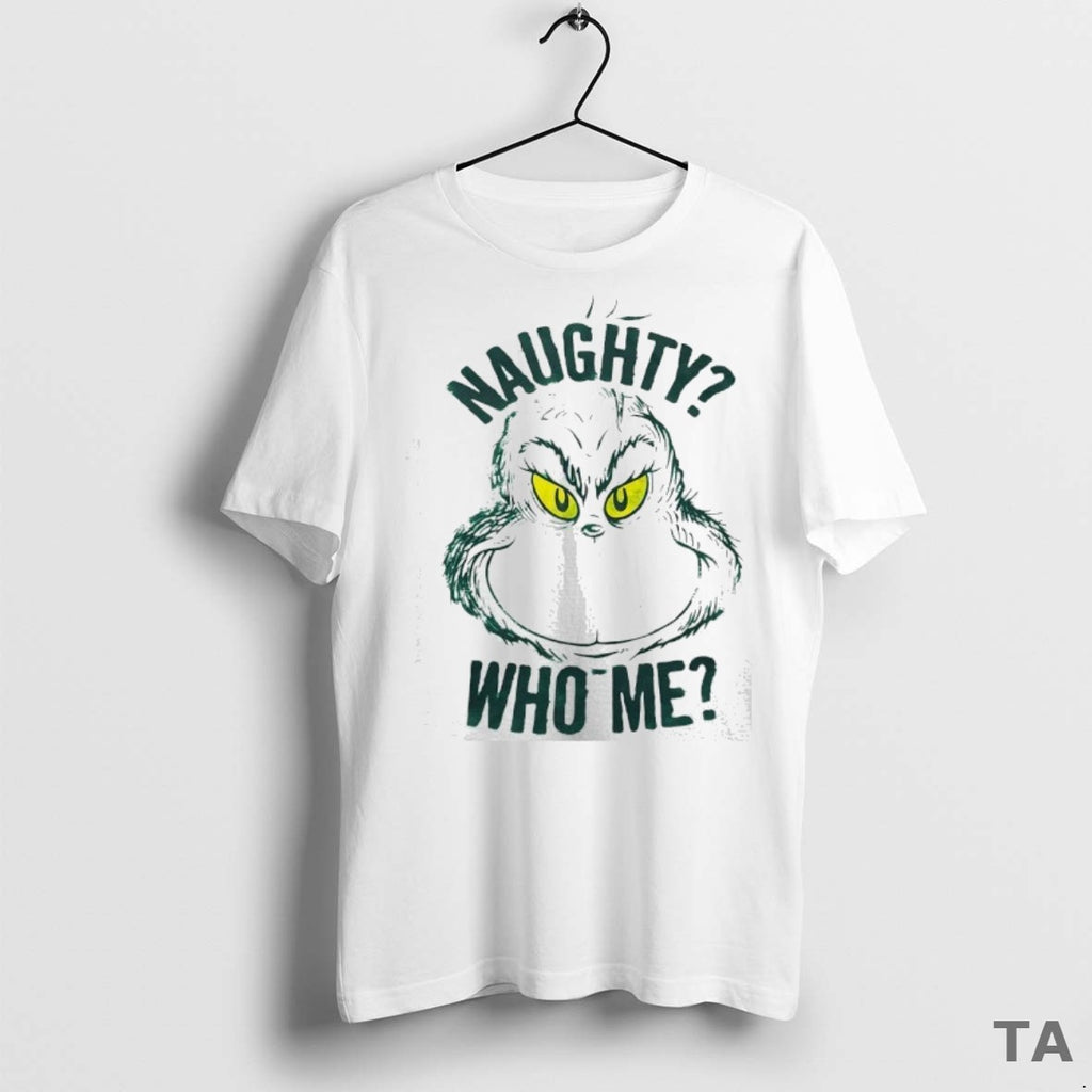Top Grinch Naughty Who Me Christmas T Shirt Sweater