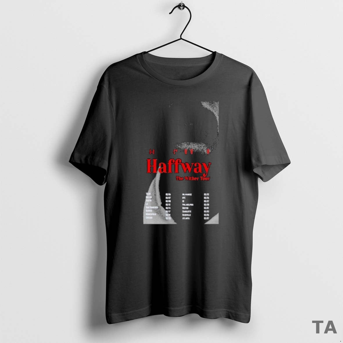 Top Haffway The Wither Tour 2026 T Shirt Sweater