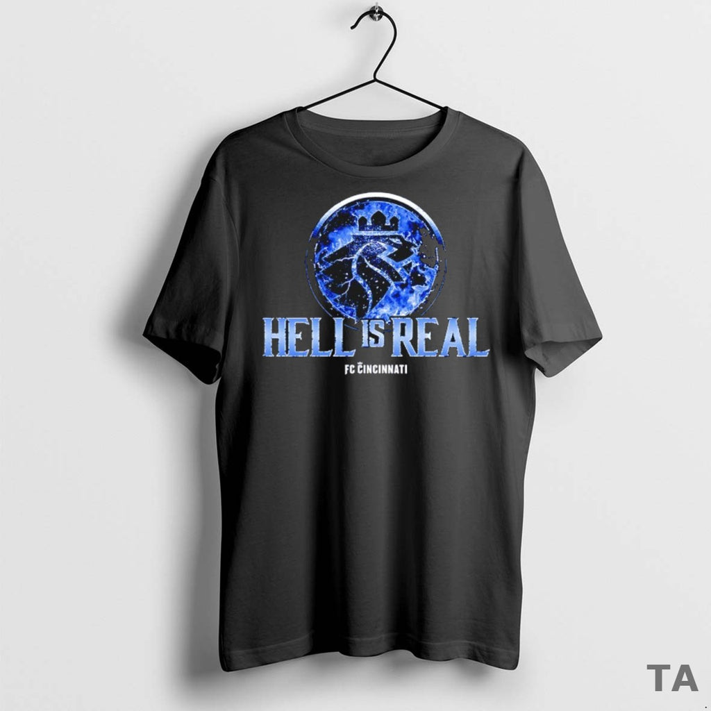 Top Hell Is Real Fc Cincinnati Kombat Ice Flame T Shirt Sweater