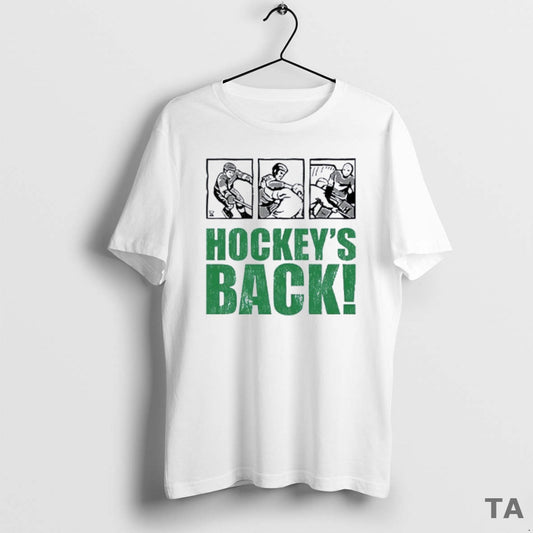 Top Hockeys Back Three Picture T Shirt Sweater