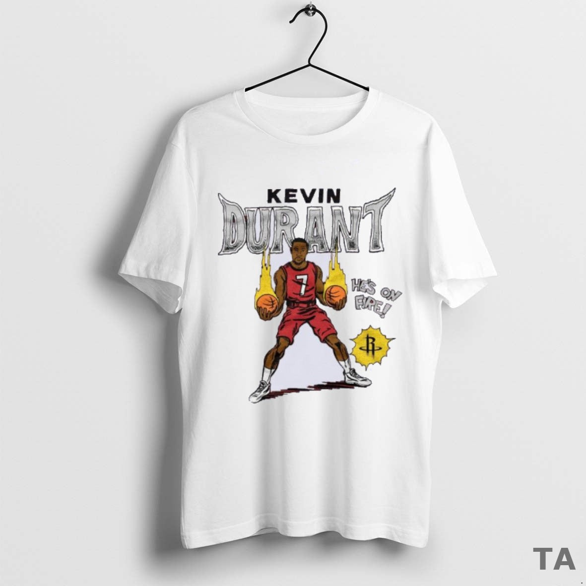 Top Houston Rockets Comic Book Kevin Durant T Shirt Sweater