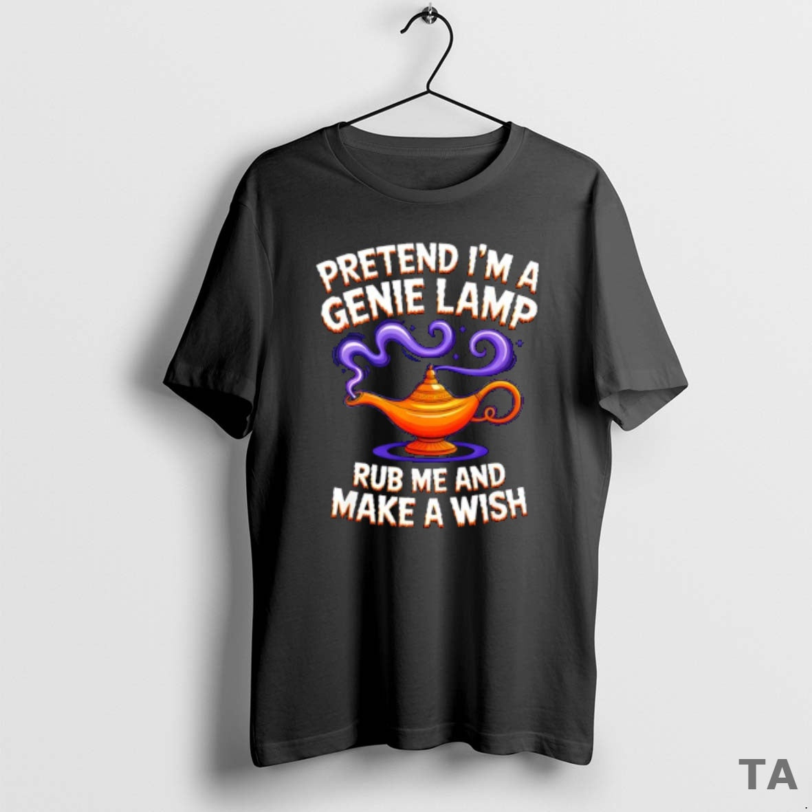 Top Im A Genie Lamp Lazy Halloween Costume Pretend T Shirt Sweater