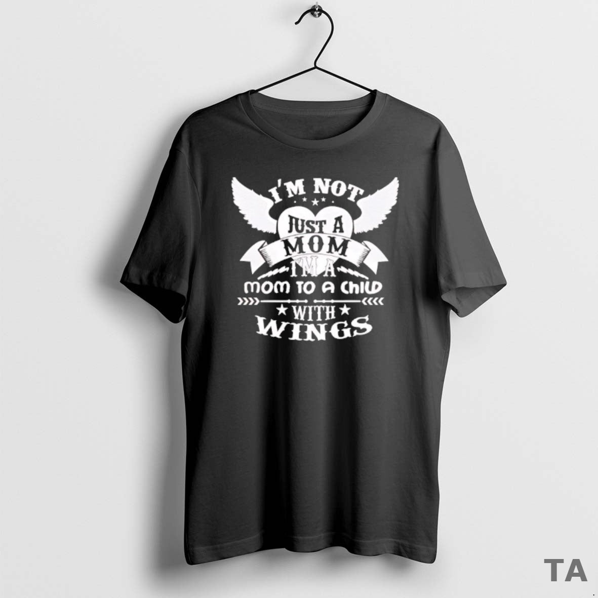 Top Im Not Just A Mom Im A Mom To A Child With Wings Black