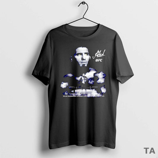 Top Islam Makhachev Ufc 322 Staredown Signature T Shirt Sweater