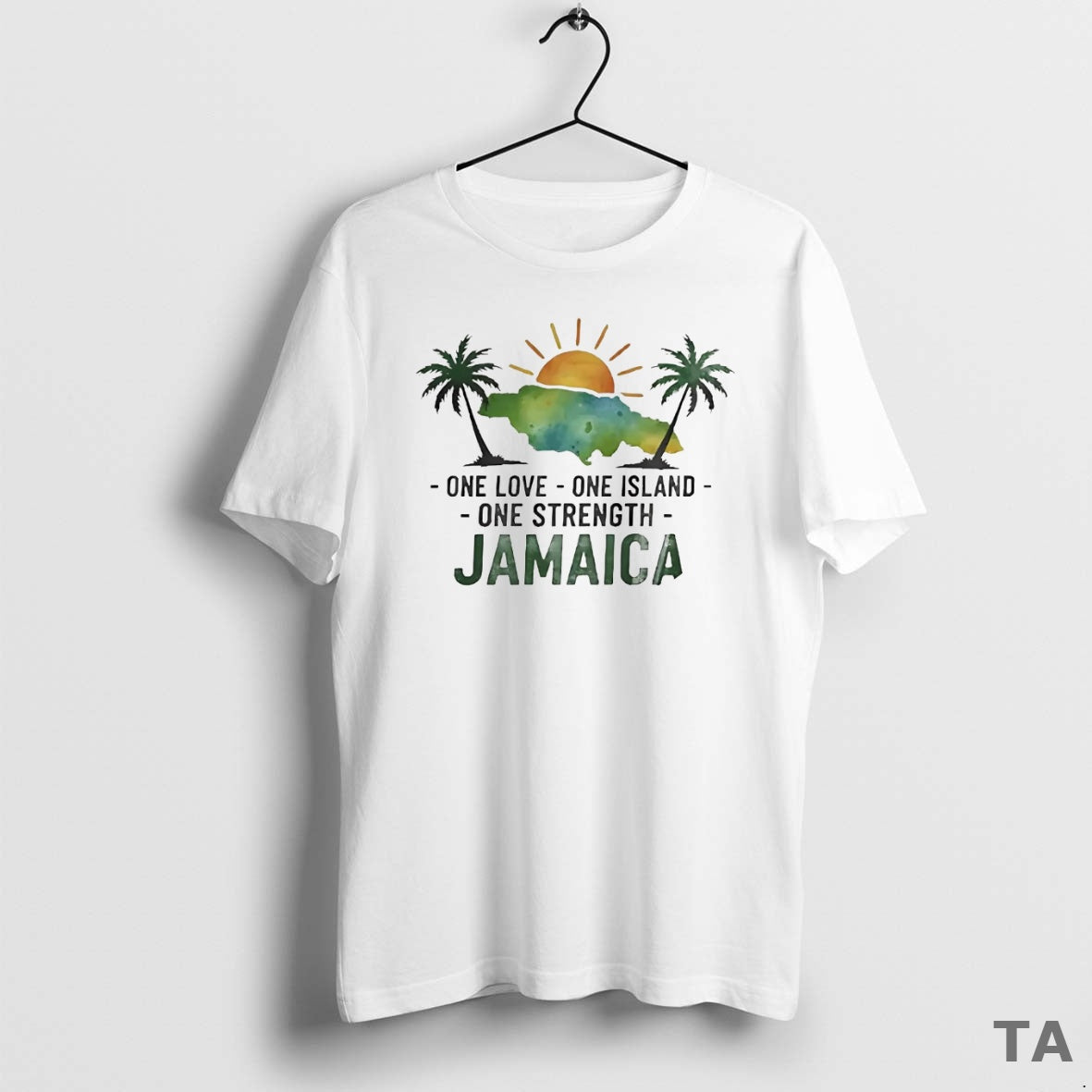 Top Jamaica One Love One Island One Strength T Shirt Sweater