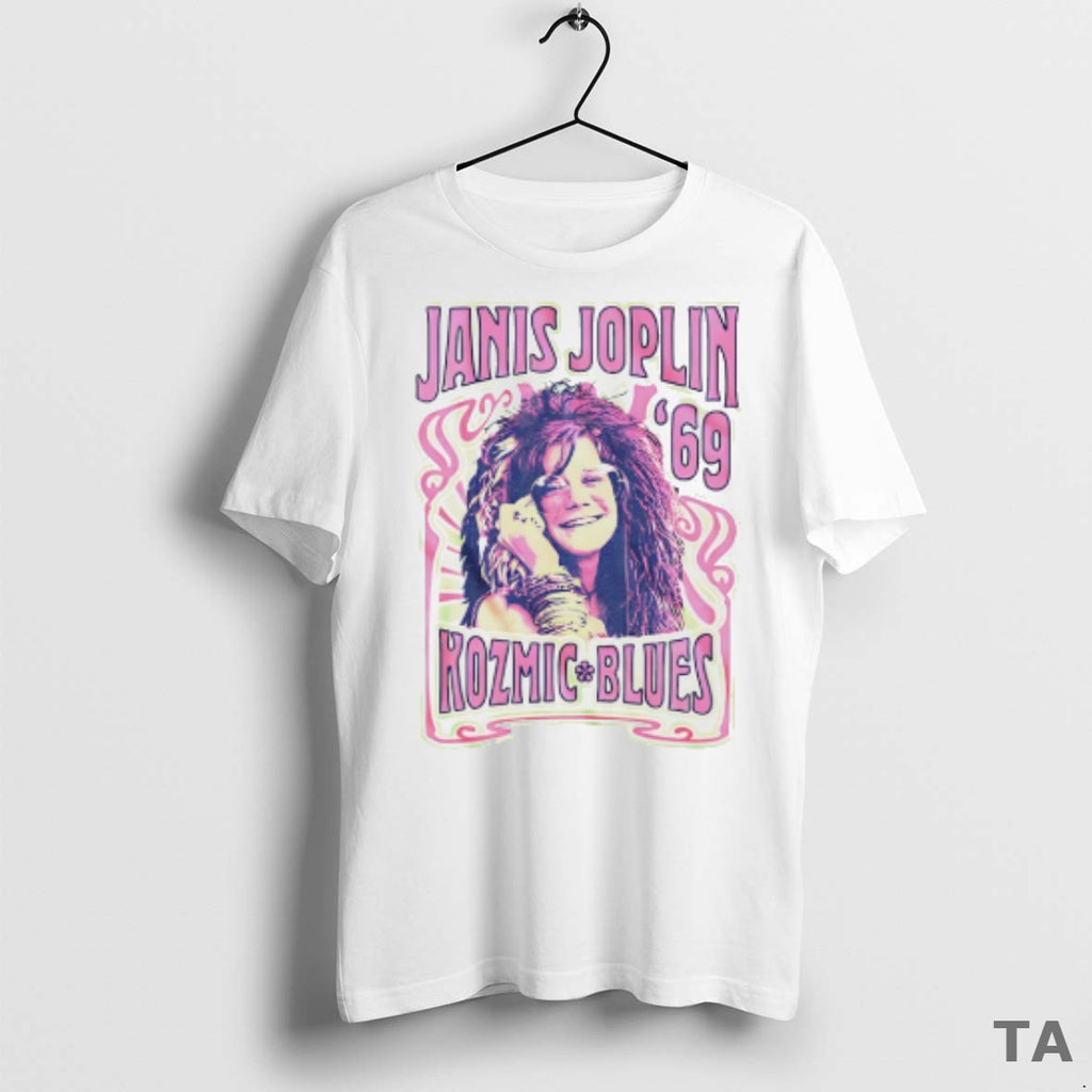 Top Janis Joplin Kozmic Blues 1969 T Shirt Sweater