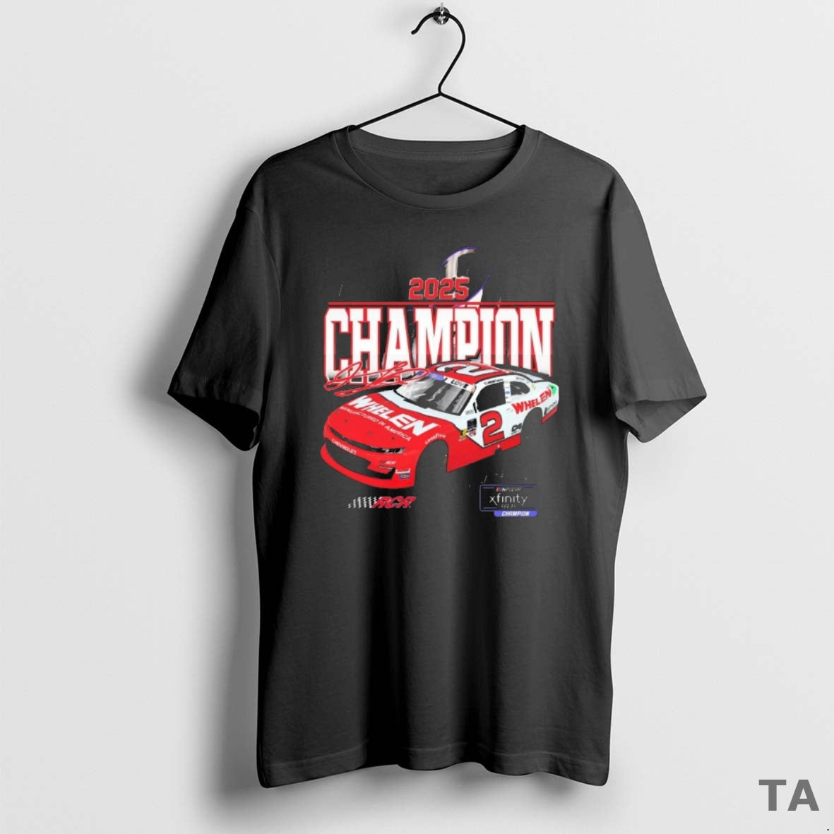 Top Jesse Love 2025 Nascar Xfinity Series Champion One Spot Signature T Shirt Sweater