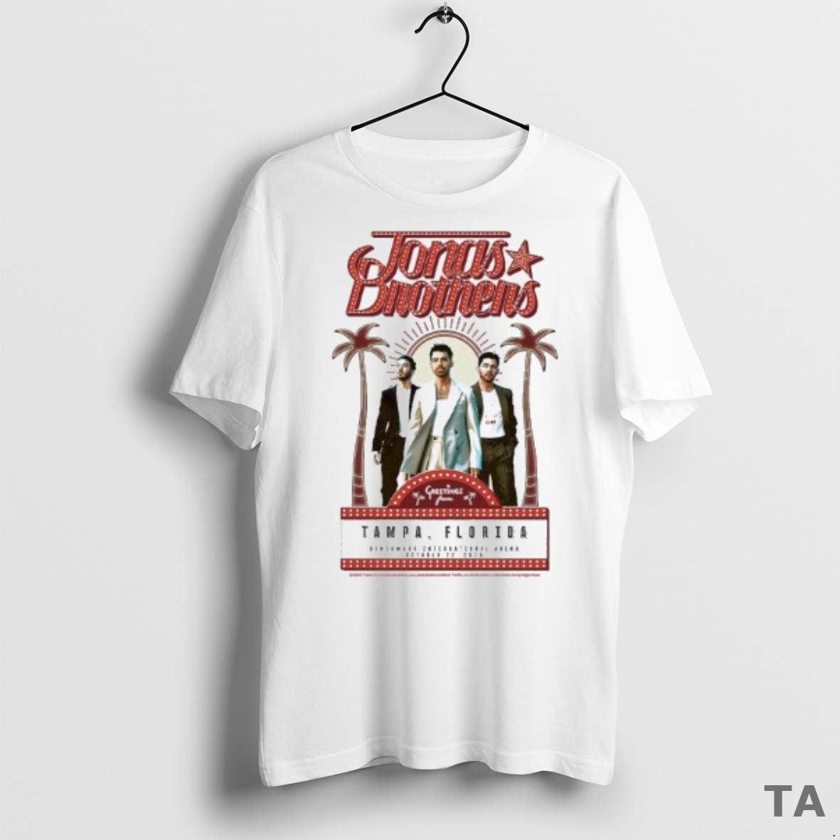 Top Jonas Brothers Venues Greetings From Tampa Fl At Benchmark International Arena On October 22