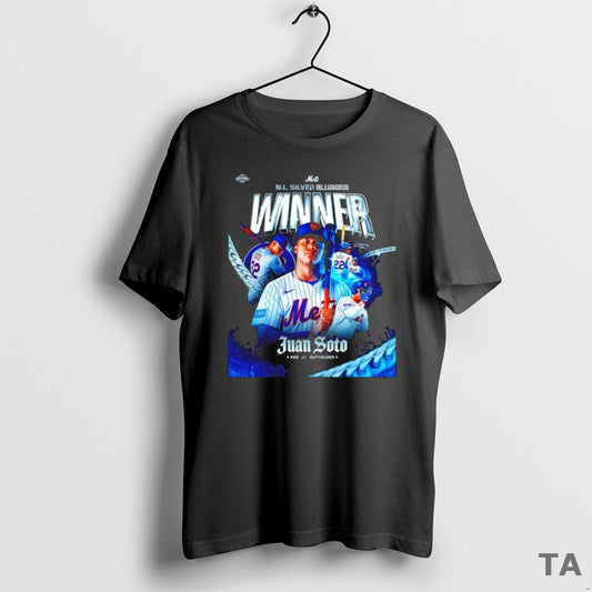 Top Juan Soto New York Mets Outfield National League Silver Slugger Award T Shirt Sweater