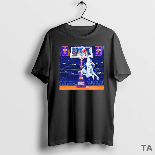 Top Kike Hernandez And Andy Pages Playing Basketball Nba Los Angeles Lakers T Shirt Sweater