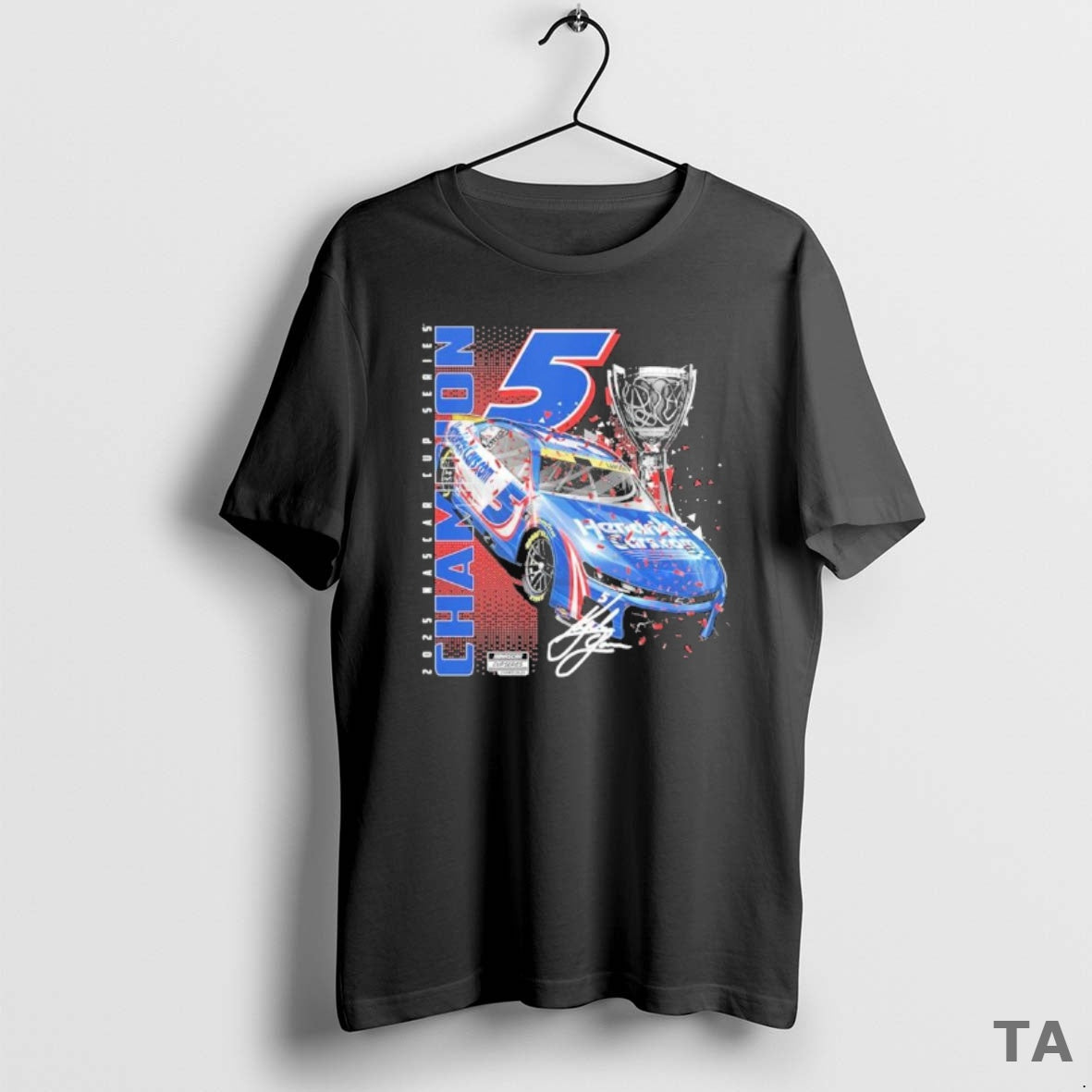 Top Kyle Larson 2025 Nascar Cup Series Champion Car T Shirt Sweater