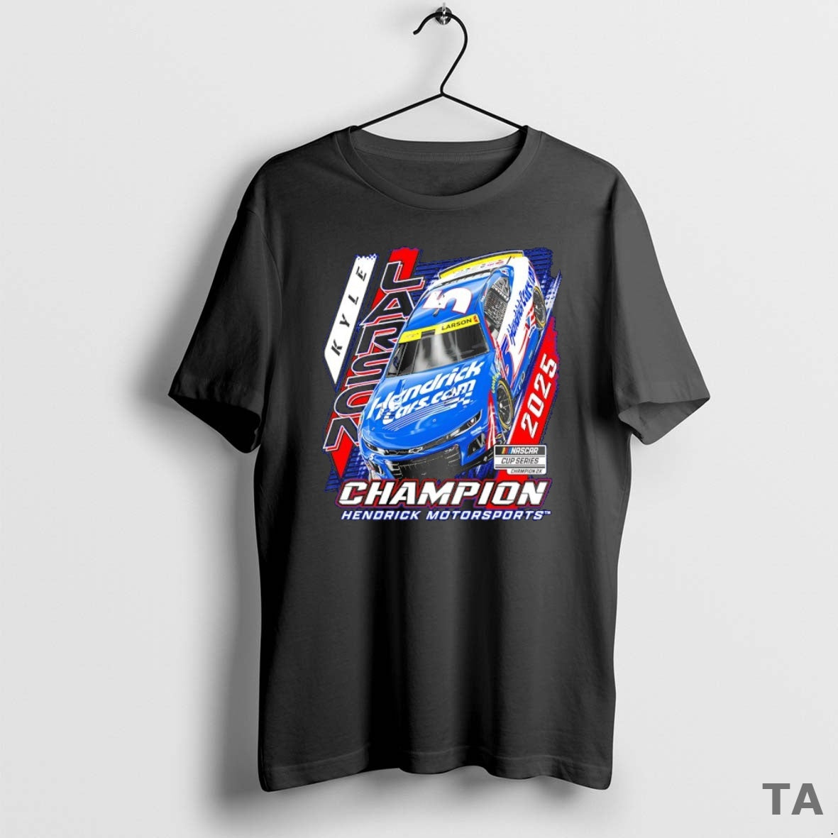 Top Kyle Larson Hendrick 2025 Nascar Cup Series Champion Hendrick Motorsports T Shirt Sweater