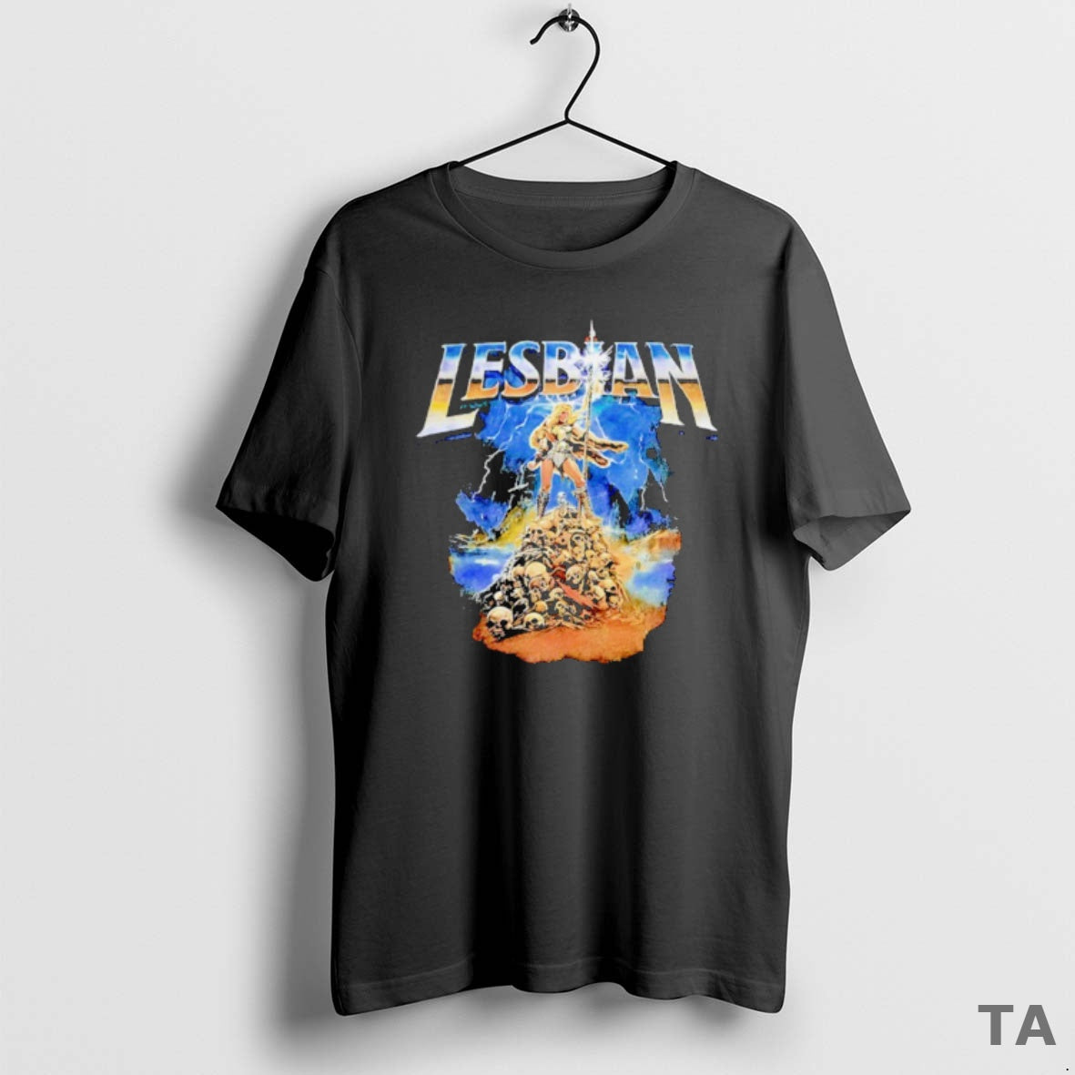 Top Lesbian Warrior Princess Dark Fantasy Lgbt T Shirt Sweater