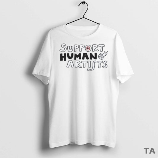 Top Lightbox Expo Support Human Artists T Shirt Sweater