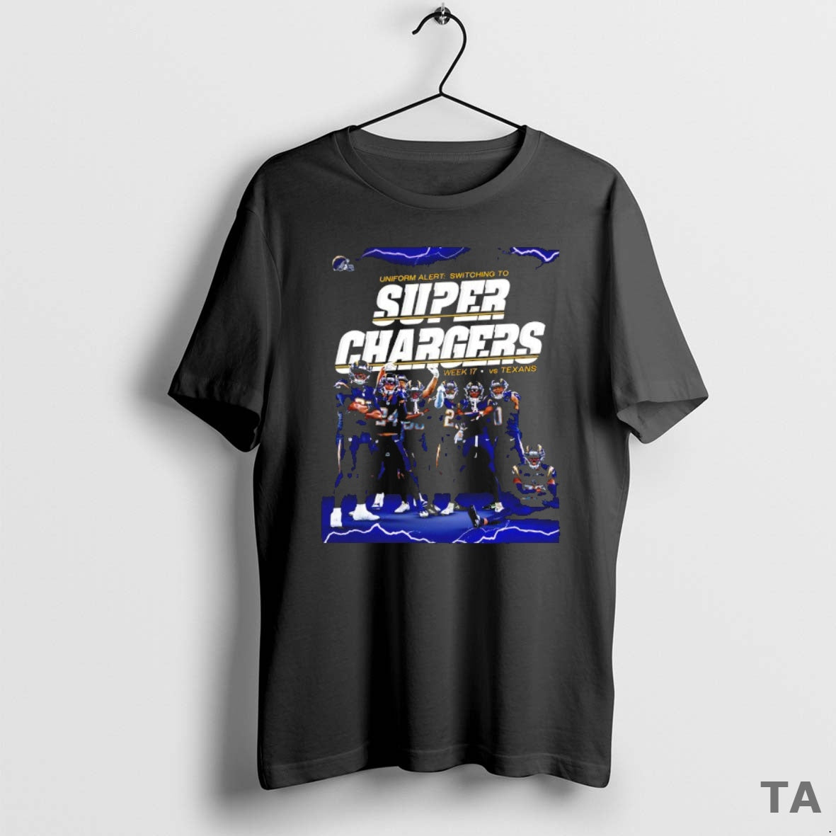 Top Los Angeles Chargers Super Chargers Week 7 Vs Texans Graphic T Shirt Sweater