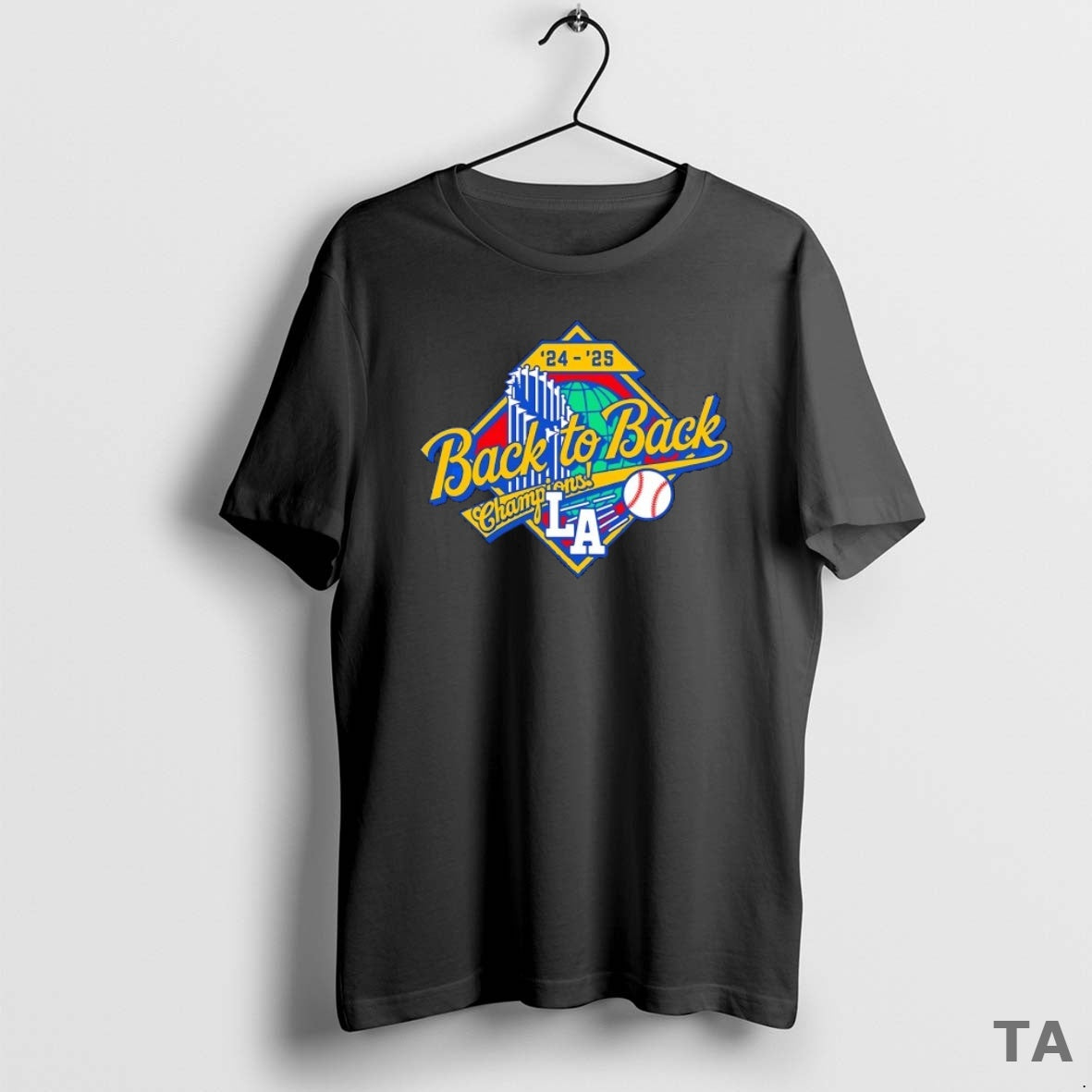 Top Los Angeles Dodgers 2024 2025 World Series Back To Back Champions T Shirt Sweater