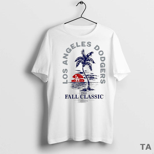 Top Los Angeles Dodgers 2025 The Fall Classic Sunset T Shirt Sweater