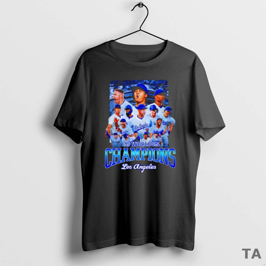 Top Los Angeles Dodgers 2025 World Champions T Shirt Sweater