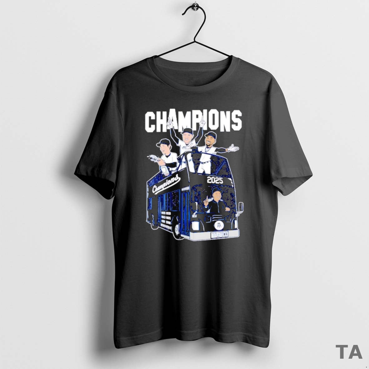 Top Los Angeles Dodgers 2025 World Champions Players Title Town T Shirt Sweater