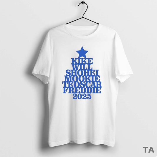 Top Los Angeles Dodgers 2025 World Series Players Names T Shirt Sweater