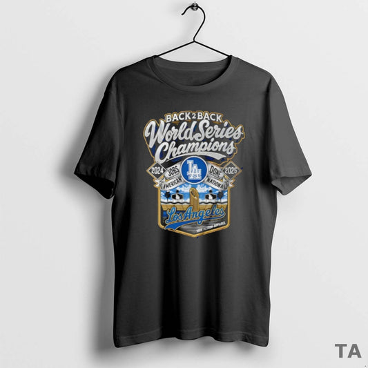 Top Los Angeles Dodgers Back 2 Back Champions T Shirt Sweater
