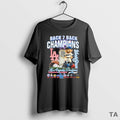 Top Los Angeles Dodgers Back 2 Back Champions World Series 2024 2025 Cartoon