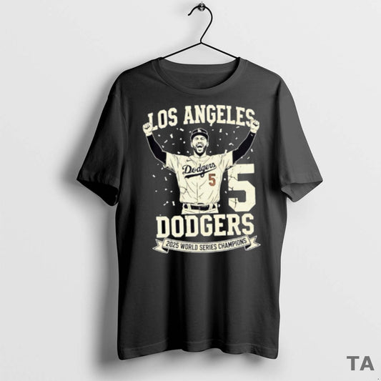 Top Los Angeles Dodgers Freddie Freeman 2025 World Series Champions T Shirt Sweater