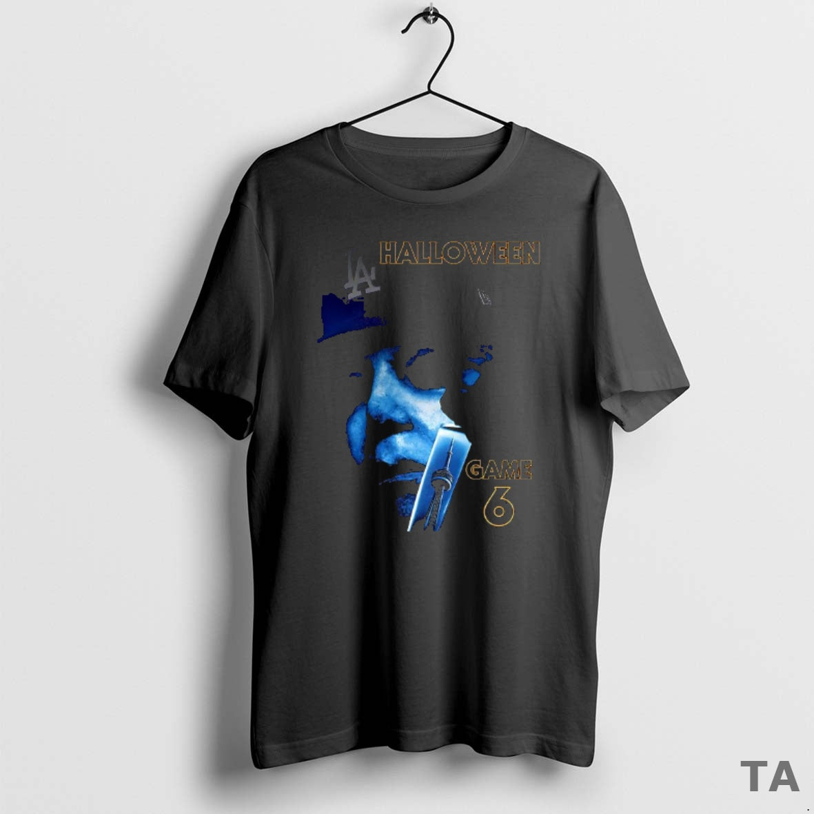 Top Los Angeles Dodgers Halloween Game 6 T Shirt Sweater