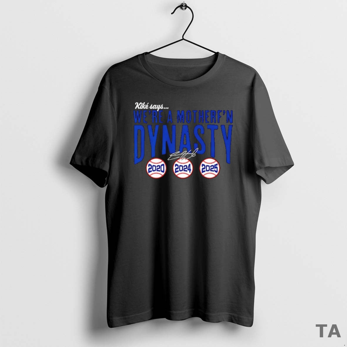 Top Los Angeles Dodgers Kike Hernandez Were A Mother Fn Dynasty 2020 2024 2025 Signature
