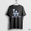 Top Los Angeles Dodgers Puro Pinche Los Angeles Baseball Logo T Shirt Sweater